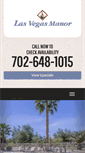 Mobile Screenshot of lasvegasmanorapts.com